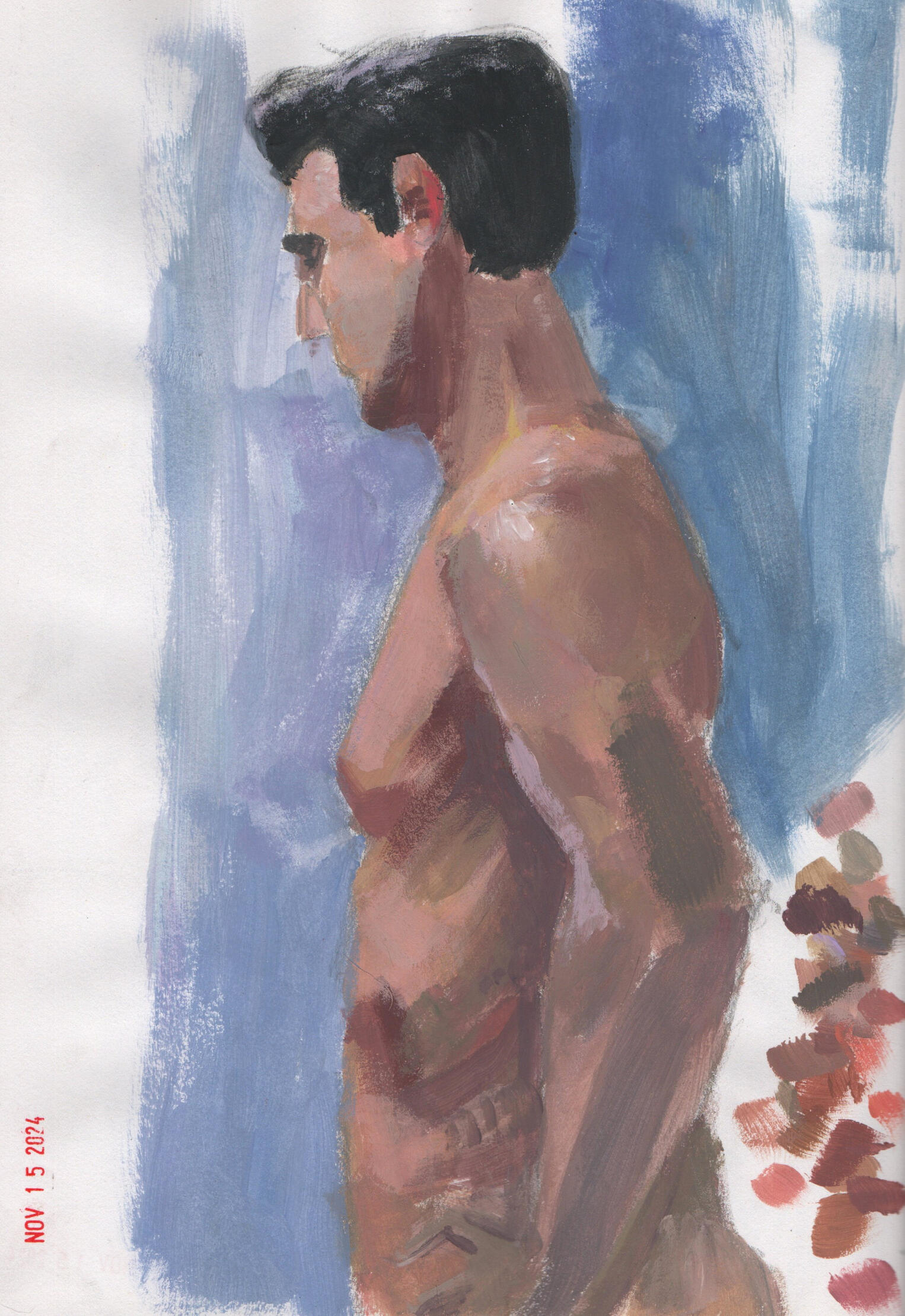 Gouache Figure Painting